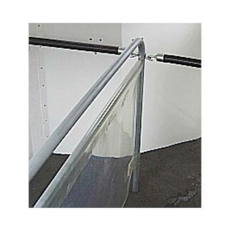 Partition wall PVC transparent both. smooth 1200 x 3 mm