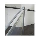 Partition wall PVC transparent both. smooth 1200 x 3 mm