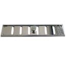 Ventilation slide, polished aluminum 250 x 70 mm