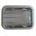 Roof hatch with protective grille smoked glass