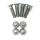 Mounting kit 4 pcs. Screws length 40 mm