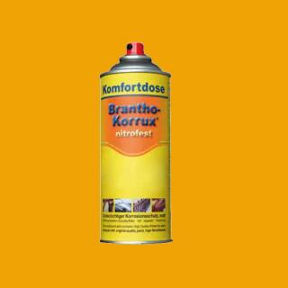 Brantho Korrux "nitrofest" 400 ml spray can maize yellow RAL 1006