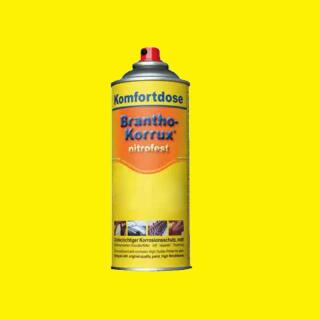 Brantho Korrux "nitrofest" 400 ml spray can rape yellow RAL 1021