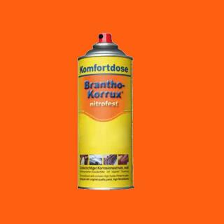 Brantho Korrux "nitrofest" 400 ml spray can yellow orange RAL 2000