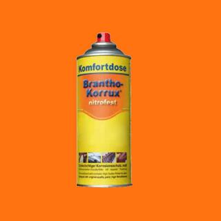 Brantho Korrux "nitrofest" 400 ml spray can deep orange RAL 2011