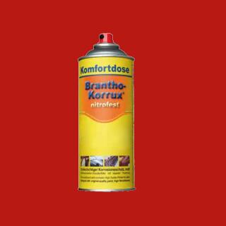 Brantho Korrux "nitrofest" 400 ml spray can flame red RAL 3000