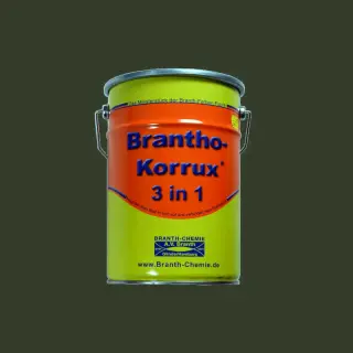 Brantho Korrux "3 in 1" 5 liters bottle green RAL 6007