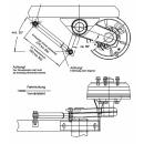 Shock absorber pneumatics black single axle / tandem axle...