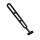 Adjustable rubber straps, length 280 mm, black