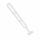 Adjustable rubber straps, length 280 mm, white