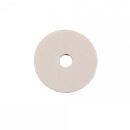 Rivet pad made of strap material, 18 mm, color: beige