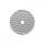 Rivet base made of polyethylene, 17.5 mm, color: gray