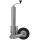Support wheel 250 kg, galvanized, Ø 60 mm tube, autom. foldable universal bottle