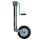 Simol support wheel support 150 kg galvanized Ø 48 mm tube on the side. crank
