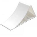 Plastic wheel chock Color: white