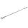 Drop side retaining rope 450 mm, PVC-coated, with eyelets on both sides