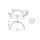 De Haan - mudguard for single-axle vehicles HR 2286, H 2214/12, W 220 / S 860 mm