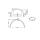 De Haan - mudguard for single-axle vehicles HR 2886, H 2814/12, W 280 / S 860 mm