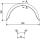 De Haan - mudguard for single-axle models HR 1560, H 1510/12, W 150 / S 600 mm