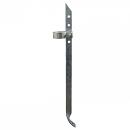 Support wheel strut for round tube support wheel Ø...