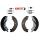 Knott brake shoes 200 x 50 mm, 20-964, 20-964 / 1, 20-2425 / 1, 20-9642 / 1