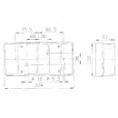 JOKON four-chamber light BBS (K) N 2029 L left, with rear...