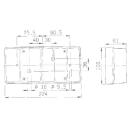 Four-chamber lamp BBS (K) WR 2029 R right, with reversing...