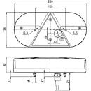 Technokon 3 system BBSKWN 610 R, right indicator, brake,...