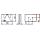 Multi-chamber light 5800/10, left tail, indicator, brake, NSL,