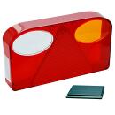 Lens for multifunctional light on the right with...