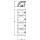 Modular rear light system JOKON 810 holding frame for 4 modules