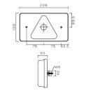 MultiLED, right with triangular reflector, RFS, ASS2...
