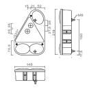 Earpoint III, left tail, brake, indicator, NSL, bayonet...