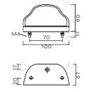 Regpoint license plate light, DC flat cable