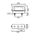 Regpoint, small license plate light with base