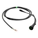 Connection cable with bayonet connector and outlet,...